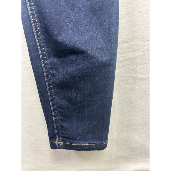 Womans Skinny Denim jeans Comfortable With Elastic Waistband - Size L 14 Long ￼ - Picture 5 of 10